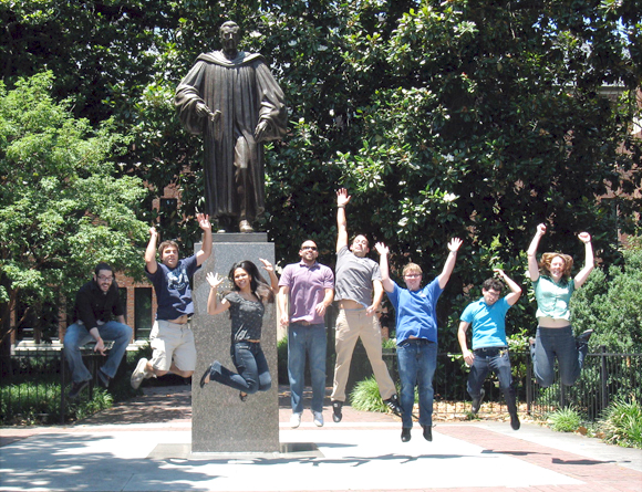 Group Photo Jumping with Vanderbilt
